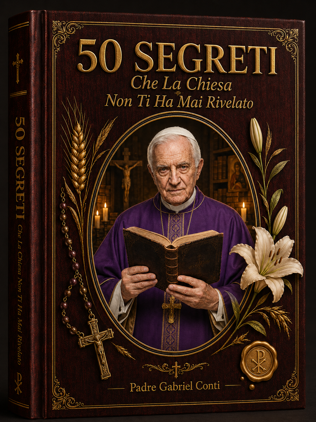 Copertina del libro 50 Segreti che la Chiesa Non Ti Ha Mai Rivelato di Padre Gabriel Conti